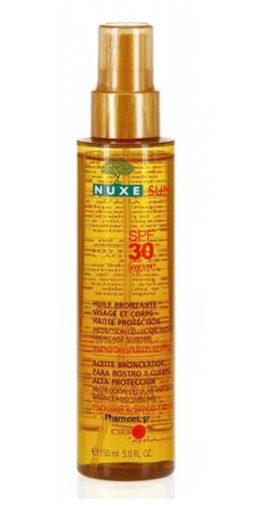 Nuxe Sun Tanning Oil for Face and Body Spf Yüz ve Vücut Güneş Yağı